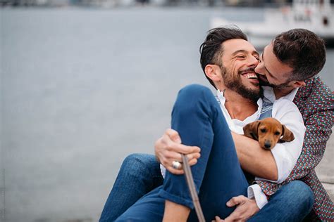 Couple Enjoying Outdoors Del Colaborador De Stocksy Michela Ravasio