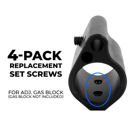 Mounting Screws For Adjustable Gas Block 4 Pack Ergo Grips