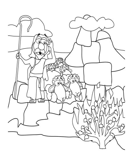 Moses Coloring Pages And Activities Coloring Pages