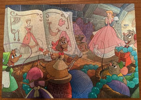 Disney Artist Series Toby Bluth Sew Beautiful Mega Puzzles 1000