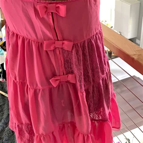 Kensie Intimates And Sleepwear Nwt Kenzie Gown Sexy Pink Lace Lingerie T M 58 Poshmark
