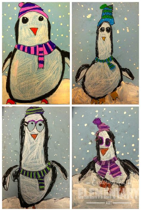 Exploring Art: Elementary Art: 1st Grade | Winter art lesson, Art lessons elementary, Elementary art