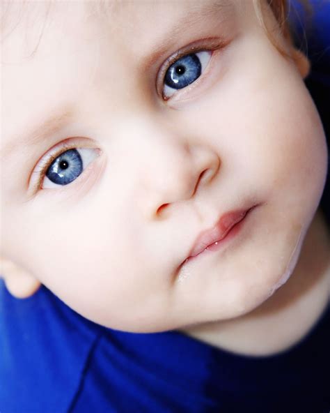 Dark Blue Eyes Baby