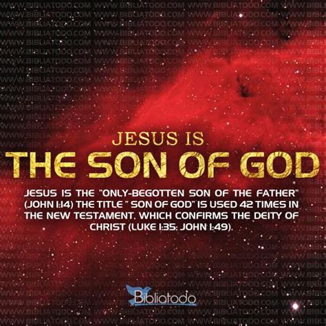 Meaning Of Son Of God Jesús Is