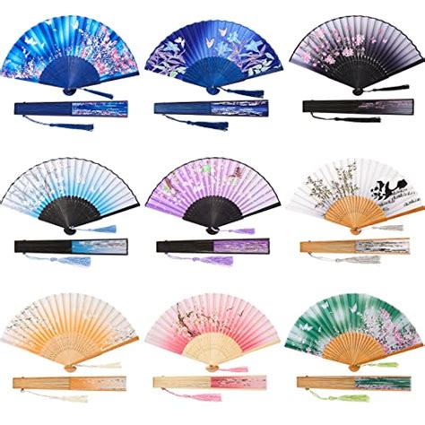 The Best Fabric Decorative Folding Fans 2022 Check Price History And Reviews
