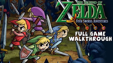 The Legend Of Zelda Four Swords Adventures Full Game No Commentary Youtube