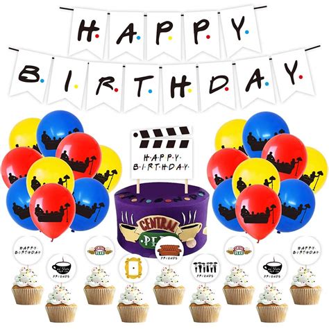 Buy Fantesi Friends Tv Show Birthday Party Supplies Set Perfect For