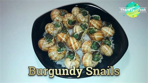 Burgundy Snails Escargots à La Bourguignonne Youtube