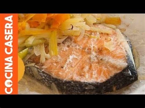Preparaciones caseras con vídeos, fotos y paso a paso, para que todos tus platos te salgan de rechupete. Salmón en papillote. Recetas de Cocina Casera - YouTube