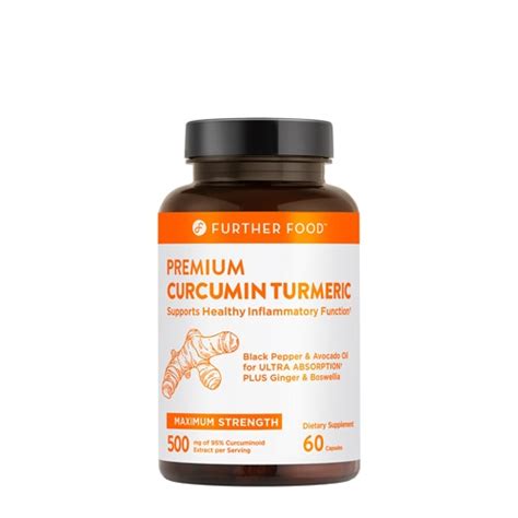 Further Food Premium Curcumin Turmeric Maximum Strength Capsules