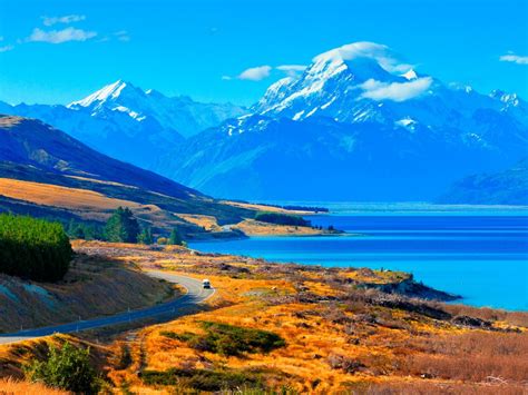 Summer forest, 4k, 4k wallpaper, green, trees, leaves, grass. Lake Pukaki New Zealand Desktop Wallpaper Hd ...