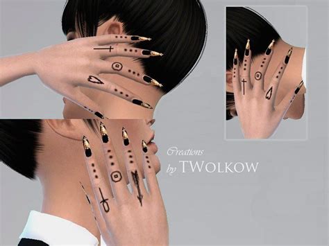 001 Tattoo Conversion Bytwolkow The Sims 4 Catalog Sims 4 Tattoos