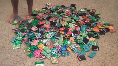 Worlds Largest Gum Package Collection Youtube
