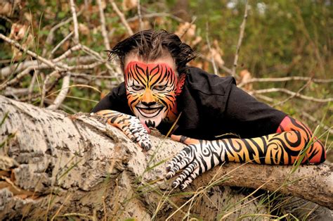 Tiger Body Paint By Lucidcreations On Deviantart