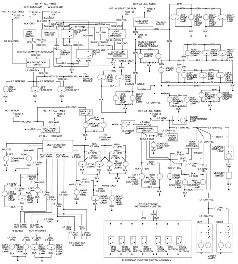 To select am or fm frequency bands. 2002 Mercury Sable Wiring Diagram - Wiring Diagram Schemas