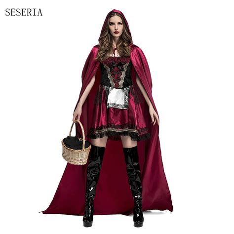 clothing shoes and accessories halloween little red riding hood fancy dress costume women costume