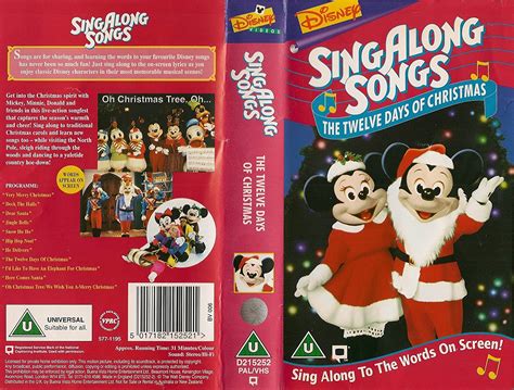 Sing Along Songs The Twelve Days Of Christmas Amazon Co Uk Video