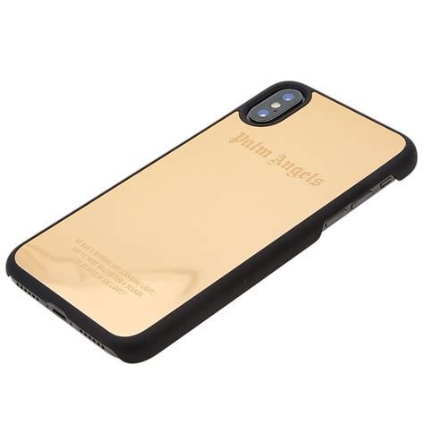 Palm Angels Metallic Iphone X Case Gold End Us