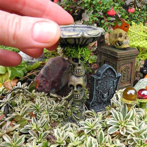Halloween Decorations For Fairy Gardens Halloween Fairy Miniature