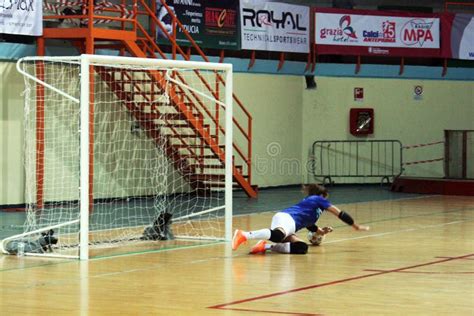 Futsal Goalkeeper Editorial Photography Image Of Action 39237362