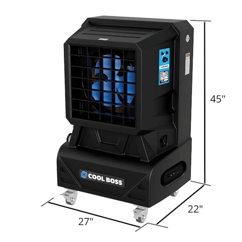 Cool Boss 1850 Cfm 3 Speed Indooroutdoor Portable Evaporative Cooler