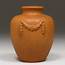 Grueby Pottery Matte Ochre Neoclassical Vase C1900  California