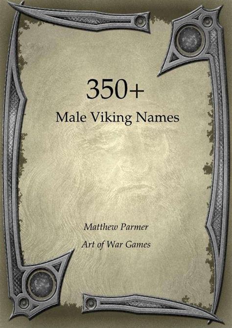 350 Male Viking Names Art Of War Games 100 Books Dungeon