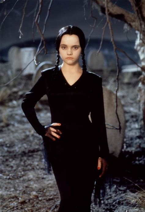 February 12 Christina Ricci Pictured Here As Wednesday Addams From