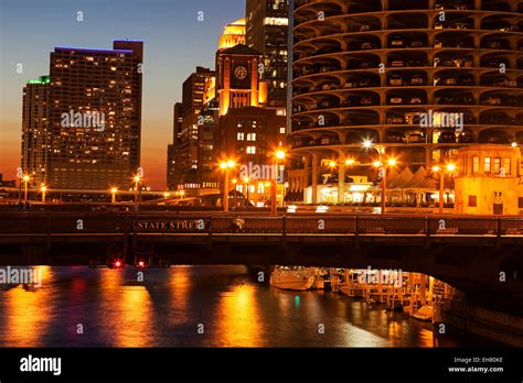 State Street Bridge In Chicago Chicago Illinois Usa Stock Photo Alamy