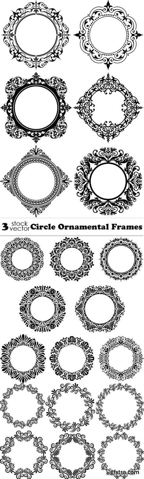 Vectors Circle Ornamental Frames Gfxtra