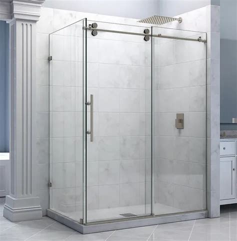 5ft66ft Frameless Sliding Shower Door Hardware Shower Room Hardware