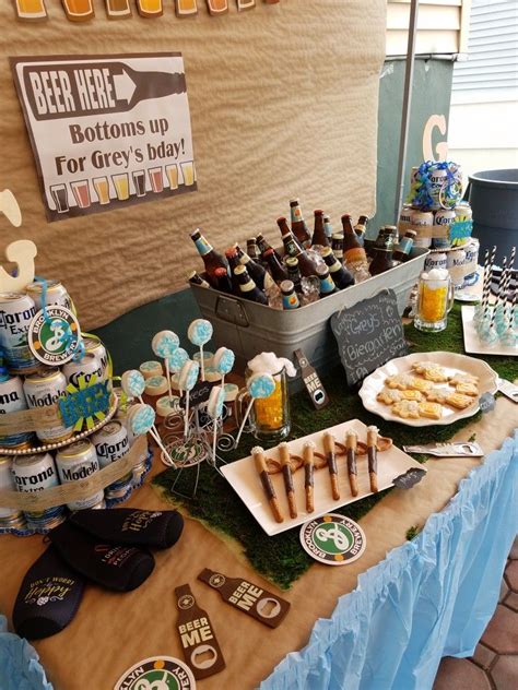 See more ideas about birthday party, kids birthday, party. Beers and Cheers Birthday Party Theme! | Beer themed ...