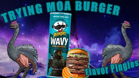Halo Themed Pringles Moa Burger Flavor Youtube