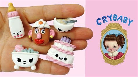 Melanie Martinez Charms Polymer Clay Tutorial Youtube