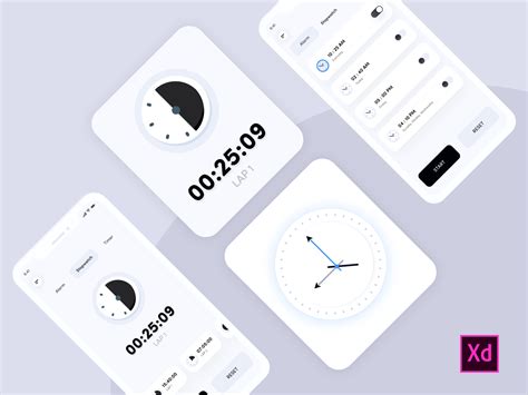 Clock App Uiux By Husain Millwala On Dribbble