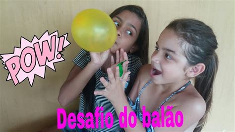 Desafio Do BalÃo 😱 Youtube