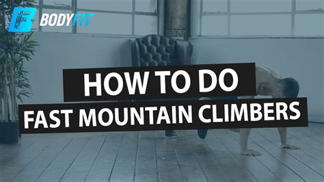 How To Do Mountain Climbers Double Time Bodyweight Exercises Youtube