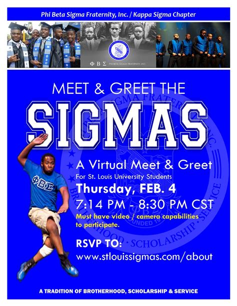 Slu Meet The Sigmas Feb 4 1 Phi Beta Sigma Fraternity Inc