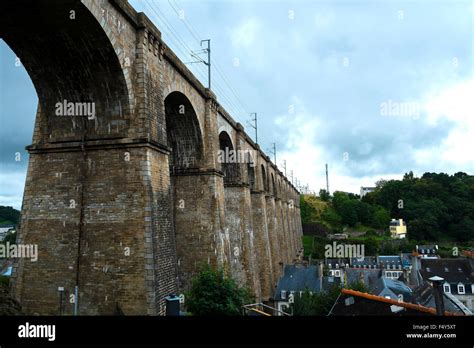 A View Of The Viaduct In Morlaix France Stock Photo Alamy