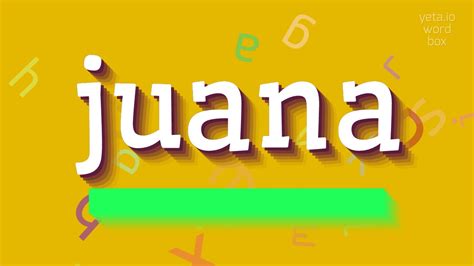 How to pronounce jesus in english (american)? How do you pronounce juana Juana Medina > inti-revista.org