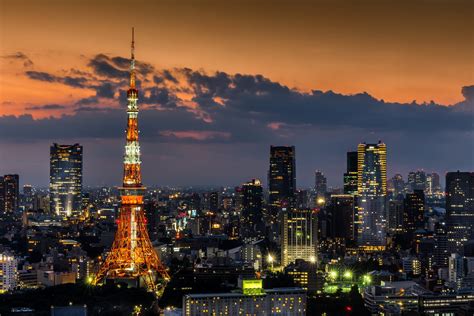 Torre De Tokio El Símbolo De La Capital De Japón