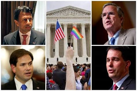 How Republican 2016 Candidates Divide Over Gay Marriage Wsj