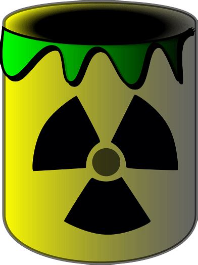Download Barrel Of Radioactive Waste Transparent Png
