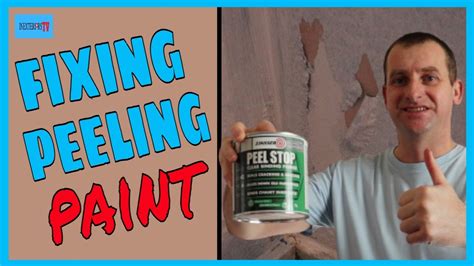 How To Fix Peeling Paint Repairing Peelingflaky Paint Youtube
