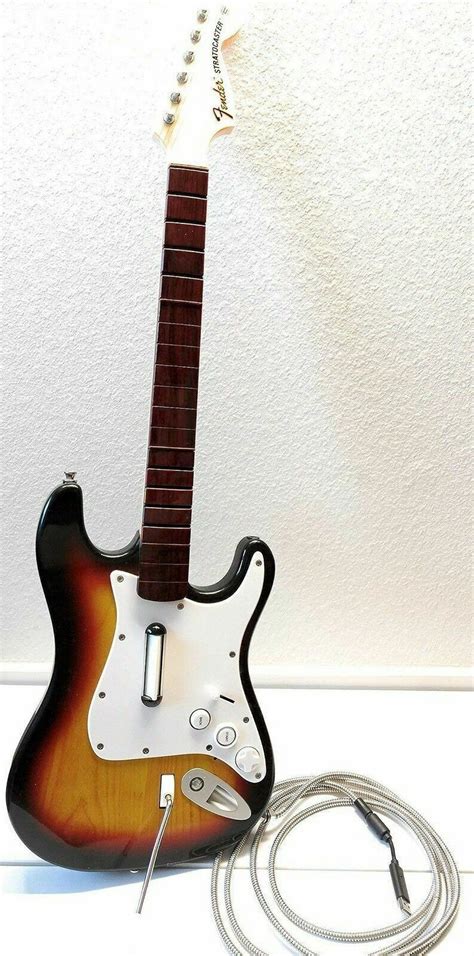 Rare Xbox 360 Rock Band 2 Sunburst Corded Wired Guitar Controller Guitar Hero 3 14633193756 Ebay