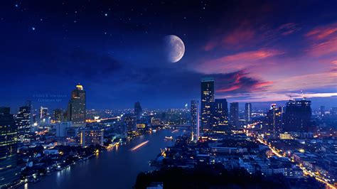 Cityscape 4k Nightscape Wallpaper Hd Artist 4k Wallpapers Images