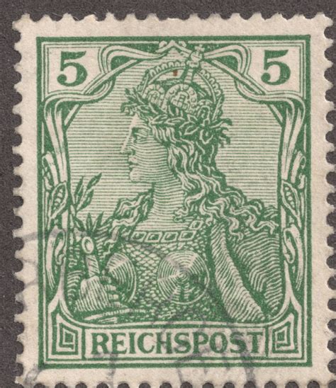 Reichspost Big Blue Germany Rare Stamps Old