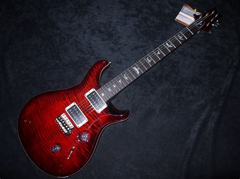 prs paul reed smith custom 24 paul signature 2010 s fire red guitar for sale sound affects