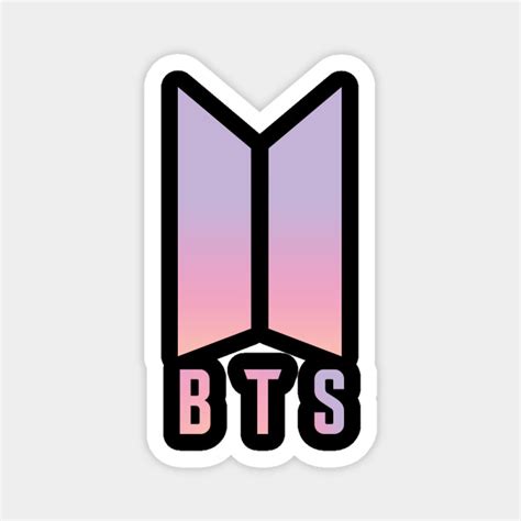 Bts logo edits/ phone wallpapers. BTS logo Coloured - Min Suga - Imán | TeePublic MX