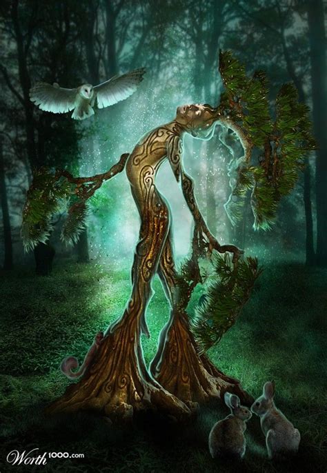 Myth Creatures Treefolk The Sacred Treefolks In 2019 Fantasy